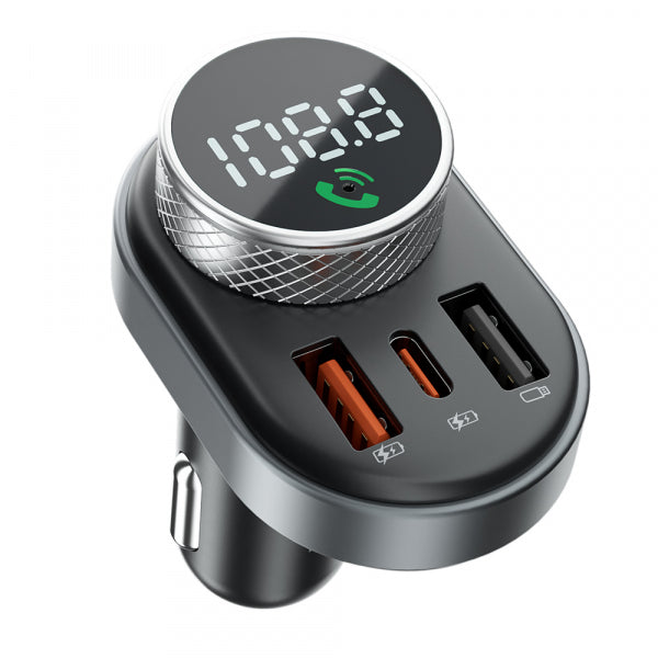 Proove Bluetooth FM Transmitter and Car Charger 2 x USB-A - 1 x USB-C - 1 x microSD, Black FMSL30110001