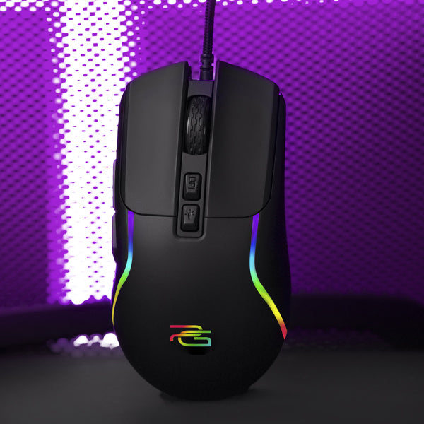 Proove Wired Gaming Mouse Assembler, RGB, 12400DPI, Black