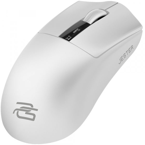 Proove Wireless Gaming Mouse Jester, 800DPI - 26000DPI, OLED Display, White WMJS00022002