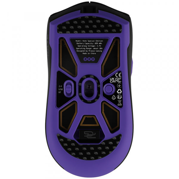 Proove Wireless Gaming Mouse Rate Special Edition, 800DPI - 12000DPI, Black CMRTWRS03001
