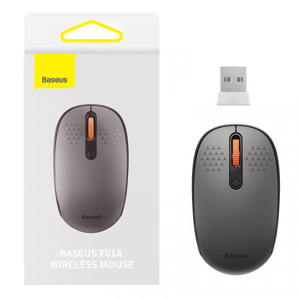 Baseus Wireless Mouse F01A, 1600DPI, Grey B01055502833-00
