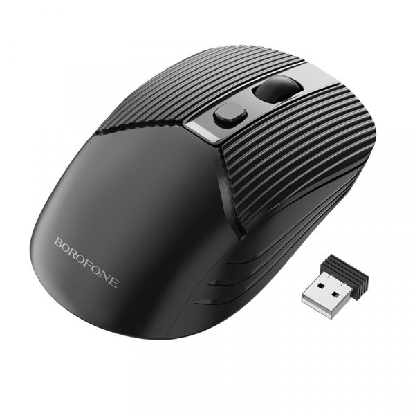 Borofone Wireless Mouse BG5, 1600DPI, Black