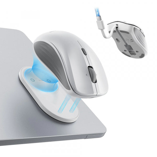 ESR Wireless Mouse MagMouse, 800DPI - 4800DPI, BT / Wi-Fi, White