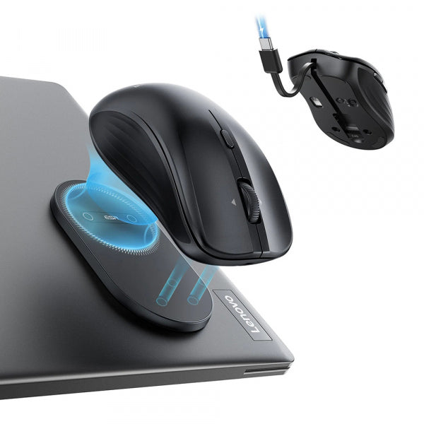 ESR Wireless Mouse MagMouse, 800DPI - 4800DPI, BT / Wi-Fi, Black