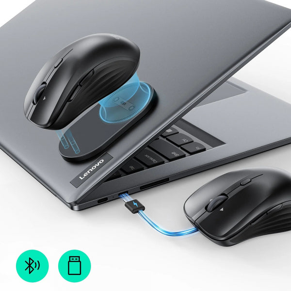 ESR Wireless Mouse MagMouse, 800DPI - 4800DPI, BT / Wi-Fi, Black