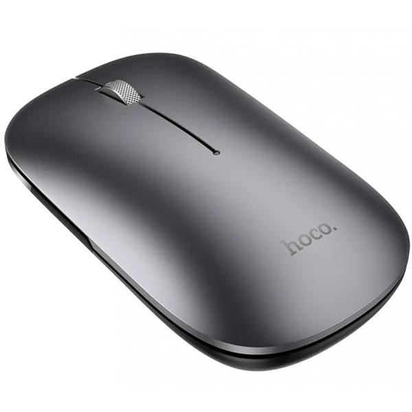 Hoco Wireless Mouse GM43, 1600DPI, BT / Wi-Fi, Grey