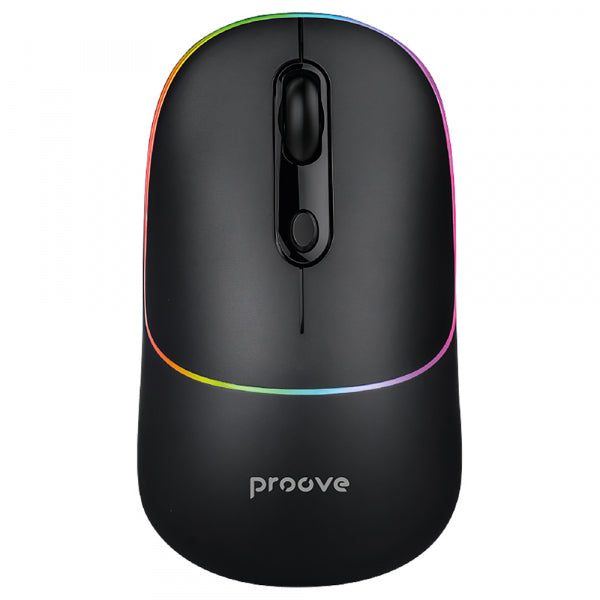 Proove Wireless Mouse Blink, RGB, 800DPI - 1600DPI, BT / Wi-Fi, Black WMBL00002001