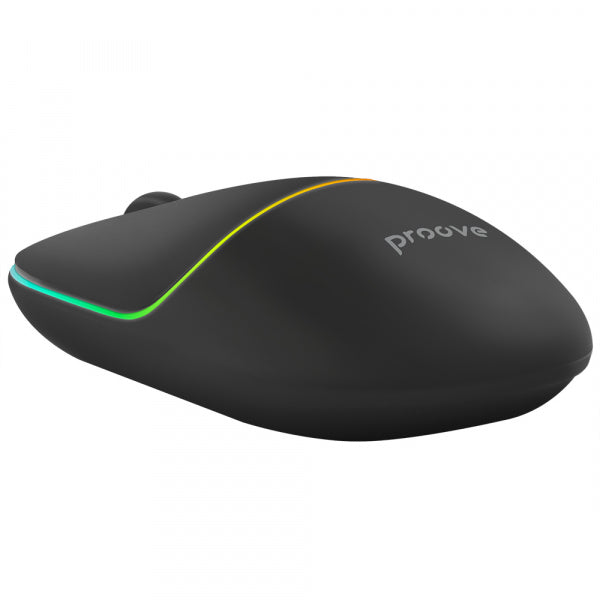 Proove Wireless Mouse Blink, RGB, 800DPI - 1600DPI, BT / Wi-Fi, Black WMBL00002001