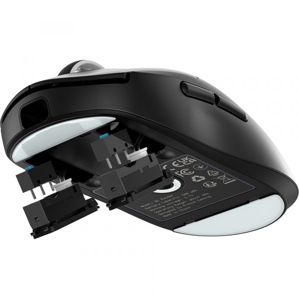Proove Wireless Gaming Mouse RC Raider 8K, 800DPI - 32000DPI, BT / Wi-Fi / Wired, Black WMRR00122001
