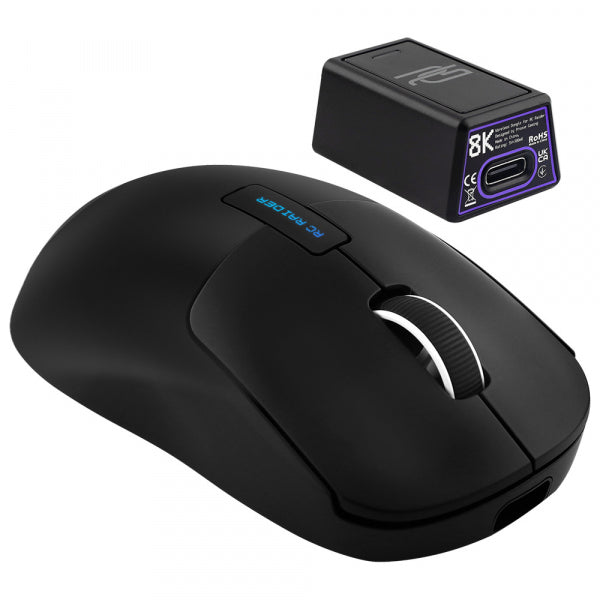 Proove Wireless Gaming Mouse RC Raider 8K, 800DPI - 32000DPI, BT / Wi-Fi / Wired, Black WMRR00122001