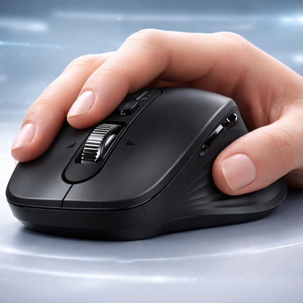Ugreen Wireless Mouse M752 (75498B), 5000DPI, BT / Wi-Fi, Black