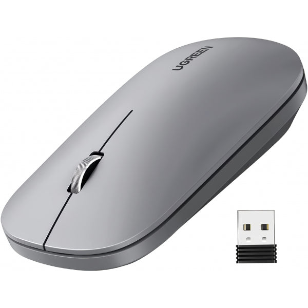 Ugreen Wireless Mouse MU001, 4000DPI, Grey