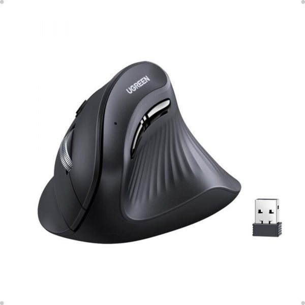 Ugreen Wireless Mouse MU008, 4000DPI, BT / Wi-Fi, Black