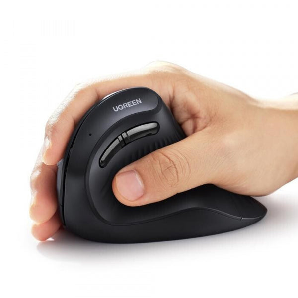 Ugreen Wireless Mouse MU008, 4000DPI, BT / Wi-Fi, Black