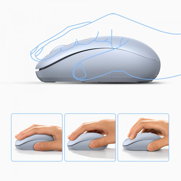 Ugreen Wireless Mouse MU105, 2400DPI, Blue
