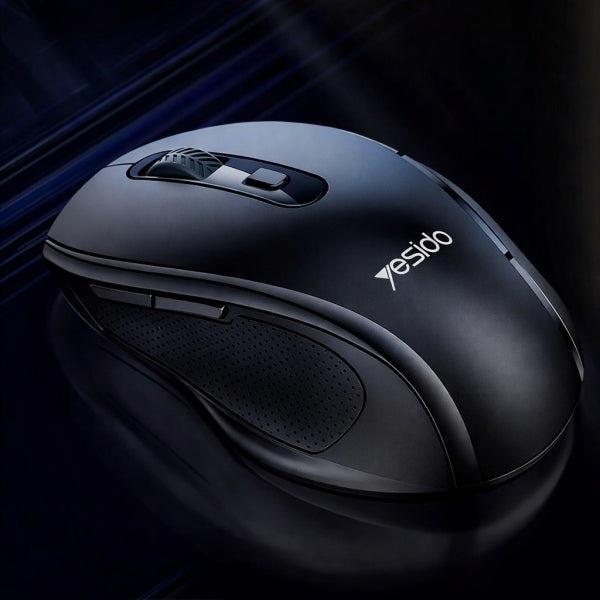 Yesido Wireless Mouse KB45, 800DPI - 1600DPI, Black