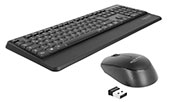 Delock USB Tastatur und Maus Set 2,4 GHz kabellos schwarz (Handballenauflage)