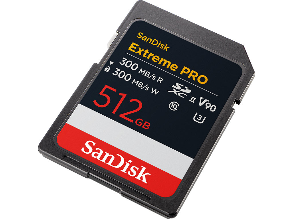 ∆SanDisk SD Extreme Pro 512GB UHS-II 300MB/s V90