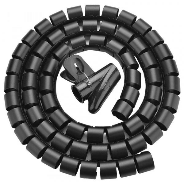 Ugreen Cable Organizer LP121, 25mm, 1.5m, Black
