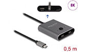 Delock USB 10 Gbps USB Type-C Switch 2 auf 1 bidirektional 8K