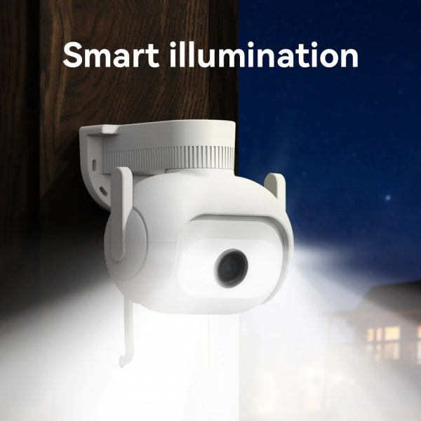iMILAB Home Security Camera EC5, Wi-Fi, 2K, IP66, Outdoor, White CMSXJ55A