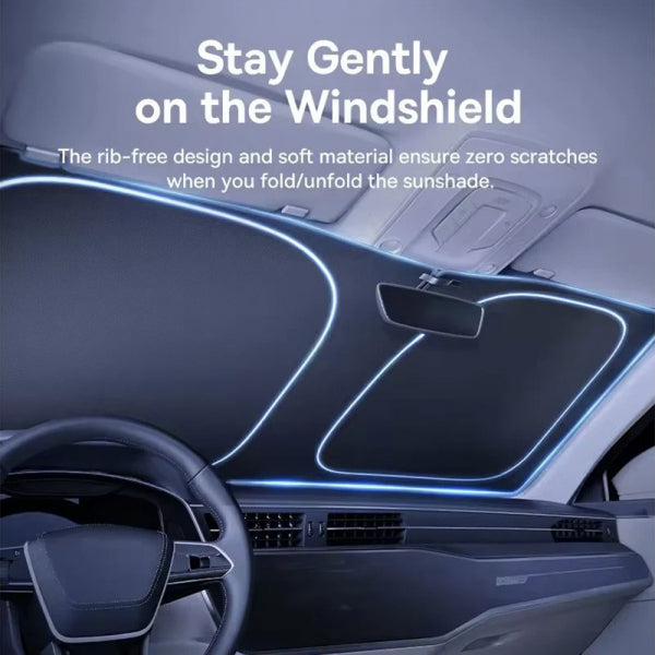 Baseus Windshield Sunshade GoTrip DT1, 80cm x 150cm, Black C0118200