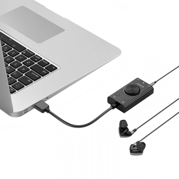 Orico External Sound Card SC2, 3 x Jack 3.5mm, Black