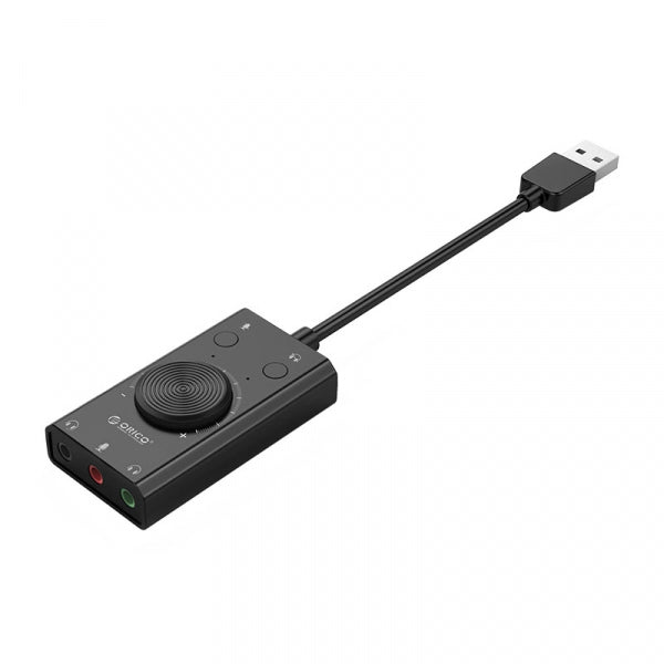 Orico External Sound Card SC2, 3 x Jack 3.5mm, Black