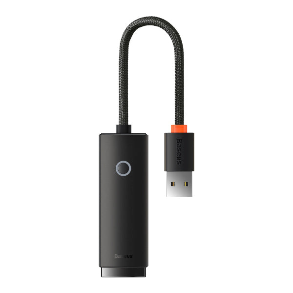 Baseus Ethernet Adapter Lite, RJ45, USB, Black WKQX000001