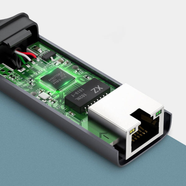 Ugreen Ethernet Adapter CM199, RJ45, USB-C, Grey