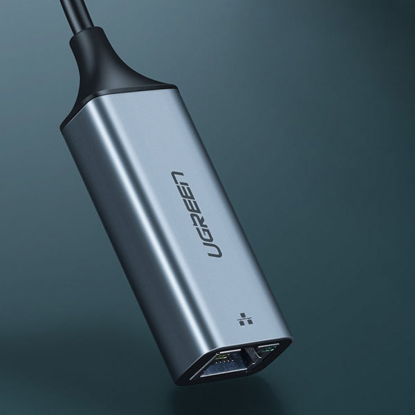 Ugreen Ethernet Adapter CM199, RJ45, USB-C, Grey