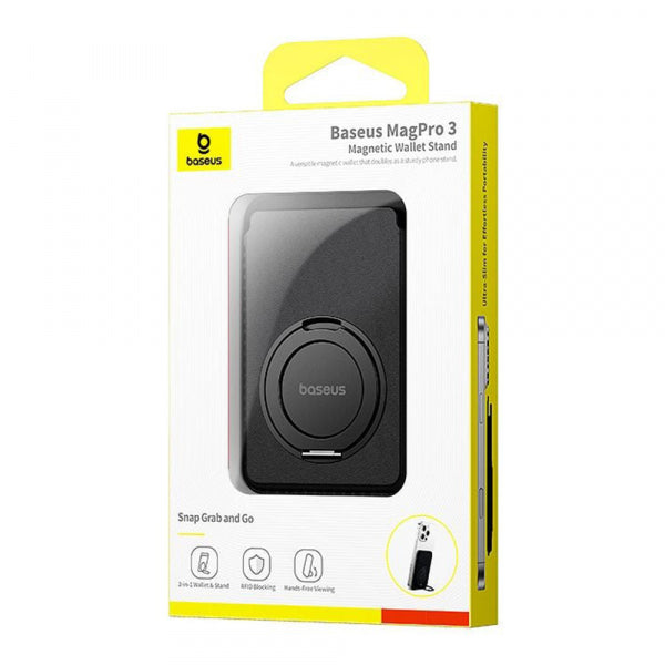 Baseus Magnetic Wallet MagPro 3, Black P70385000123-00