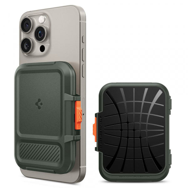 Spigen Magnetic Wallet Lock Fit, Green AFA08528