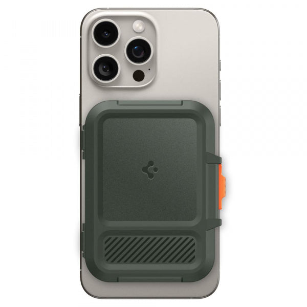 Spigen Magnetic Wallet Lock Fit, Green AFA08528