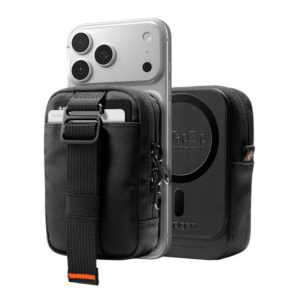 Spigen Magnetic Wallet TinTap ZIP MagFit 2, Black AFA11564