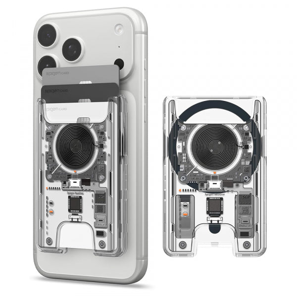 Spigen Magnetic Wallet Ultra Hybrid Zero One, Transparent AFA11403
