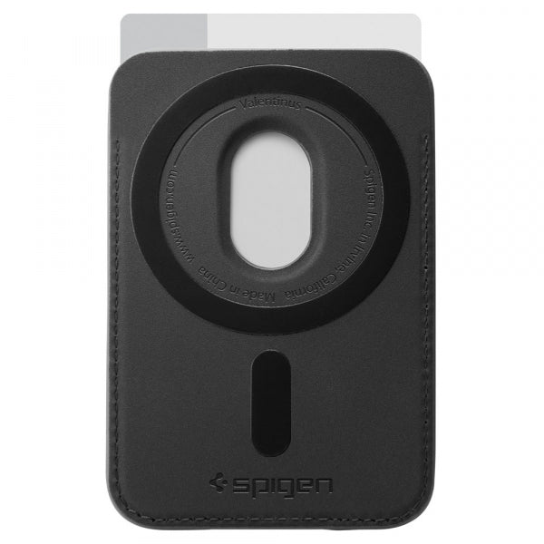 Spigen Magnetic Wallet Valentinus MagFit 5 Cards, Black AFA11337
