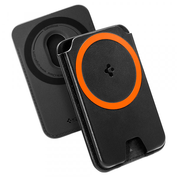 Spigen Magnetic Wallet Valentinus MagFit+ 5 Cards, Black AFA11336