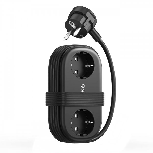 Orico Power Strip AP3, 2 x Schuko - 2 x USB-A - 2 x USB-C, Black