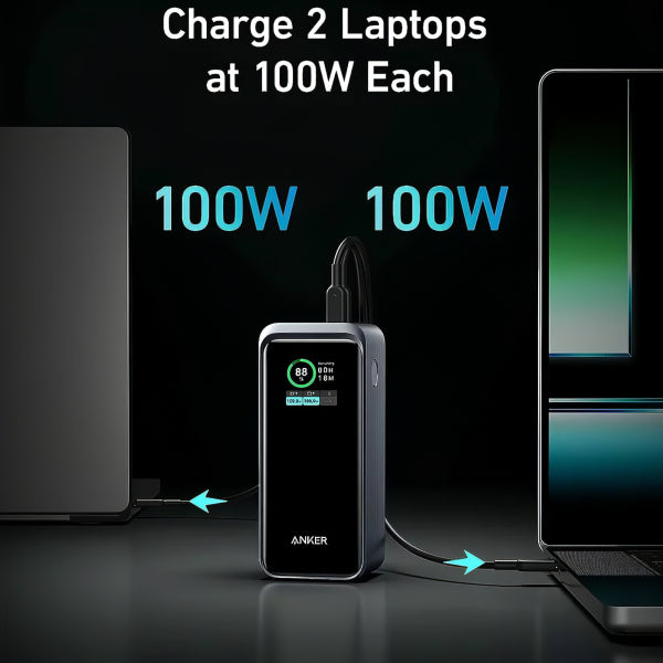 Anker Powerbank Prime, 20000mAh, 200W, QC + PD, Black A1336011