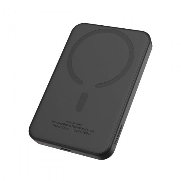 Baseus Powerbank Magnetic Mini, 5000mAh, 20W, PD + FQI, Black P10022107113-00