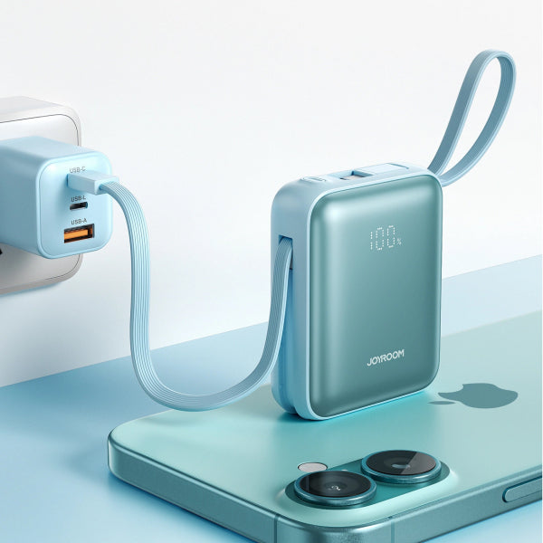 Joyroom Powerbank JR-PBF27, 10000mAh, 22.5W, QC + PD, Blue