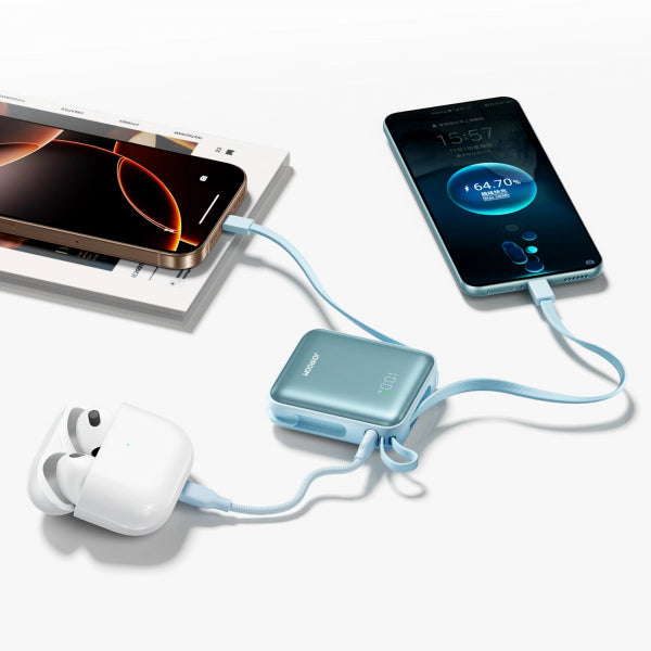 Joyroom Powerbank JR-PBF27, 10000mAh, 22.5W, QC + PD, Blue