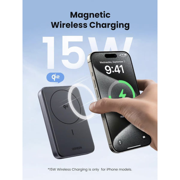 Ugreen Powerbank PB761, 10000mAh, 30W, PD + FQI, Grey
