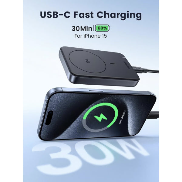 Ugreen Powerbank PB761, 10000mAh, 30W, PD + FQI, Grey