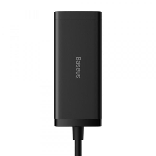 Baseus Power Strip PowerCombo US, 1 x Socket - 2 x USB-A - 2 x USB-C, Black PSZM000201