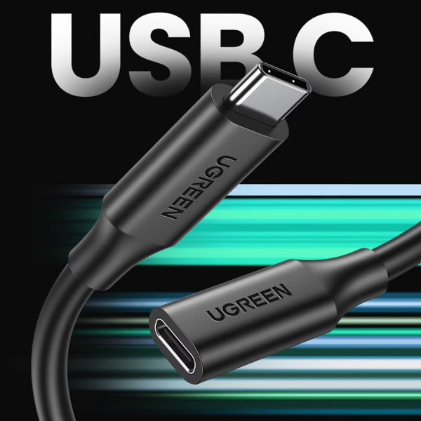 Ugreen USB-C Extension Cable US353, 1m, Black