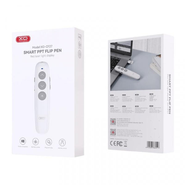 XO Design Laser Wireless Presenter CF27, White
