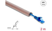 Delock Kabelkanal PVC flexibel 20 x 10 mm - Länge 2 m braun