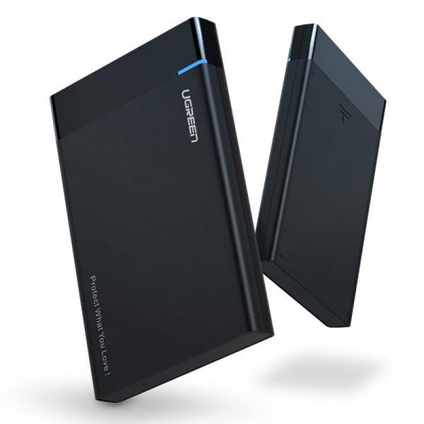Ugreen HDD / SSD Enclosure US221 for SATA 2.5inch, USB 3.2, Black